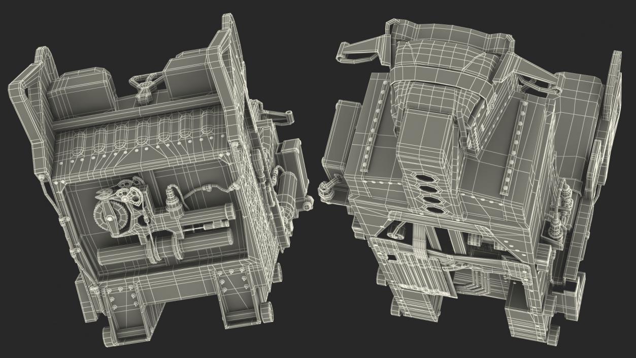 3D ACES II Ejection Seat System model