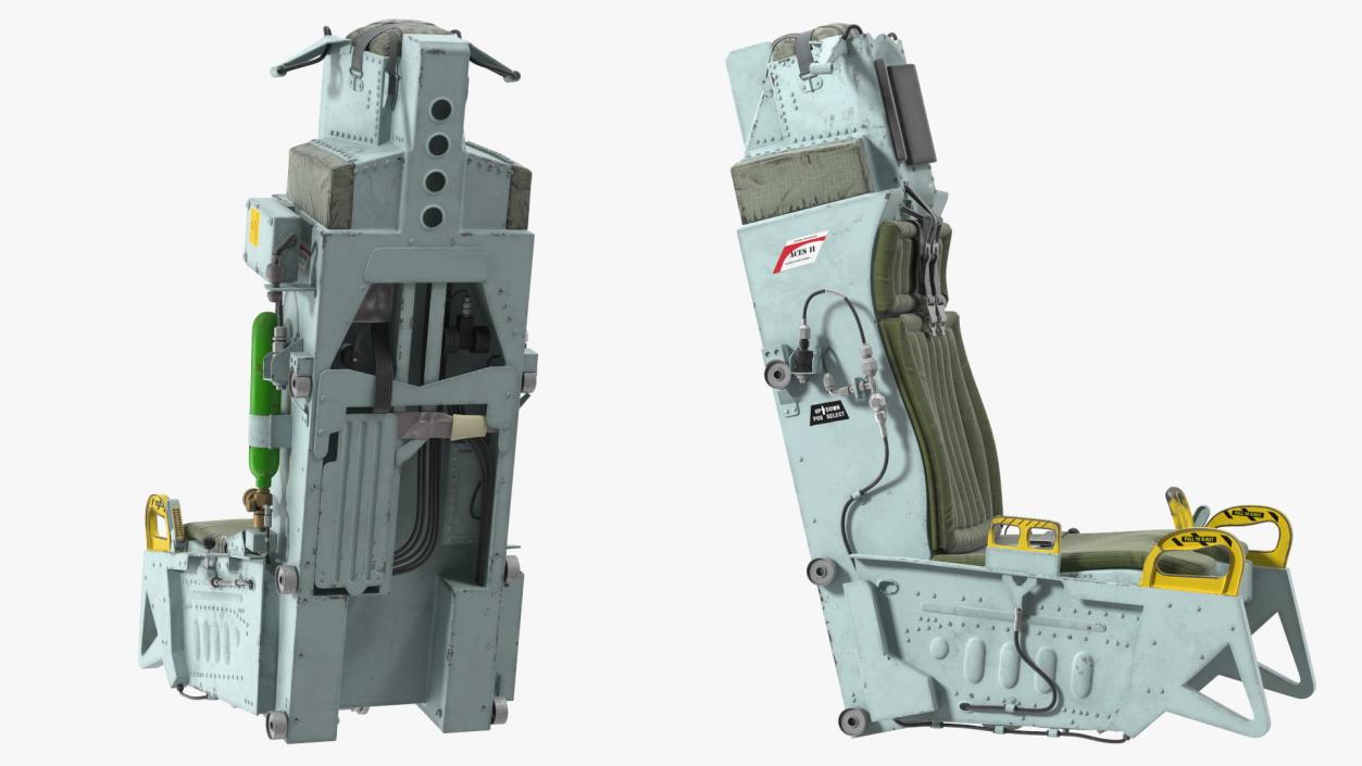 3D ACES II Ejection Seat System model