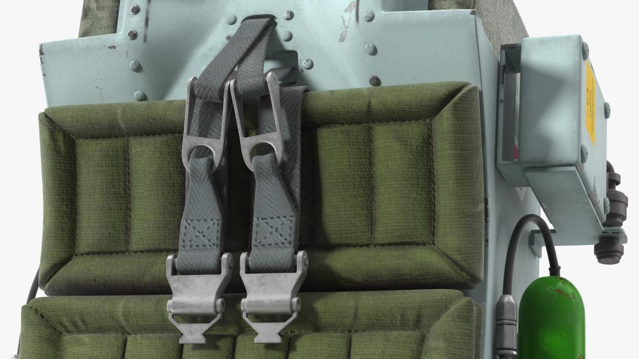 3D ACES II Ejection Seat System model