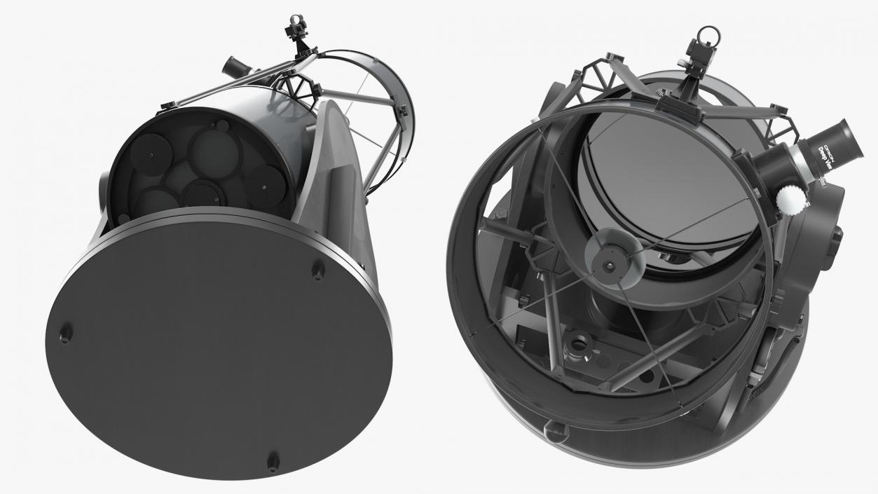 3D model Observatory Telescopes Collection 2