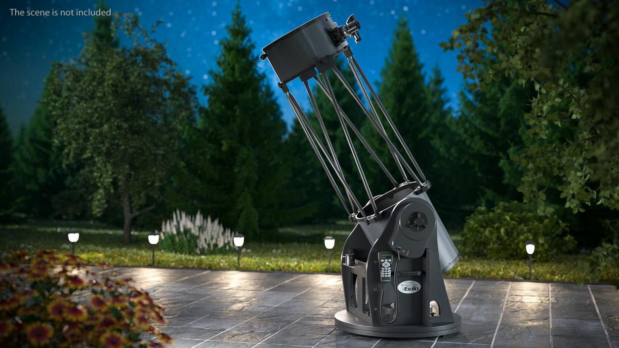 3D model Observatory Telescopes Collection 2