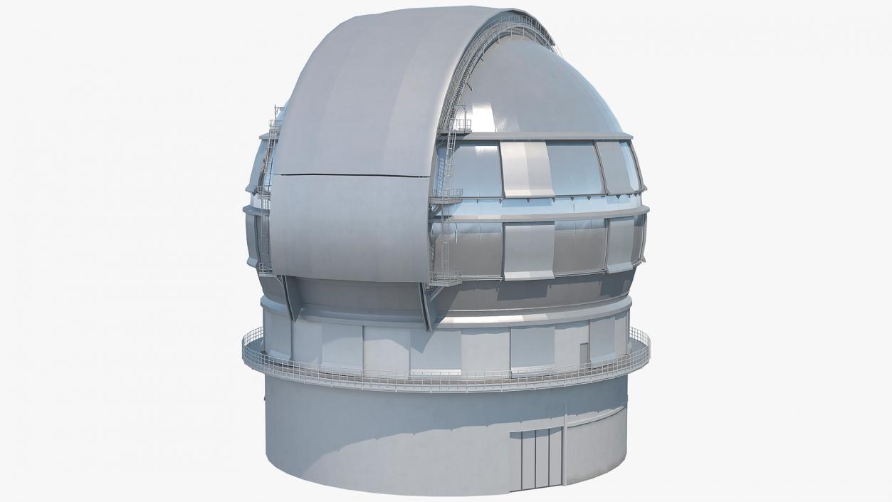 3D model Observatory Telescopes Collection 2