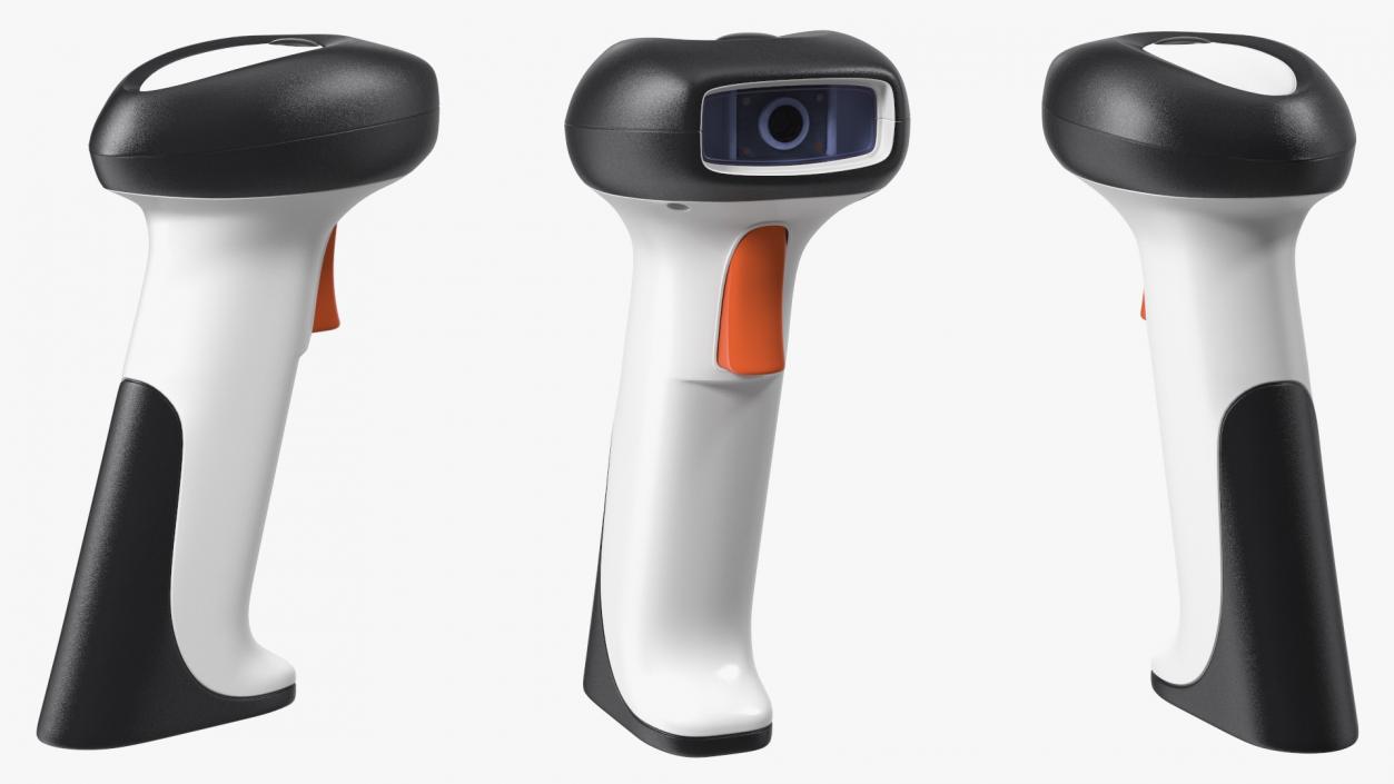 Handheld Barcode Scanner 3D model