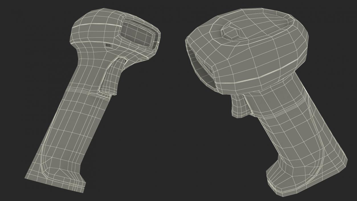 Handheld Barcode Scanner 3D model