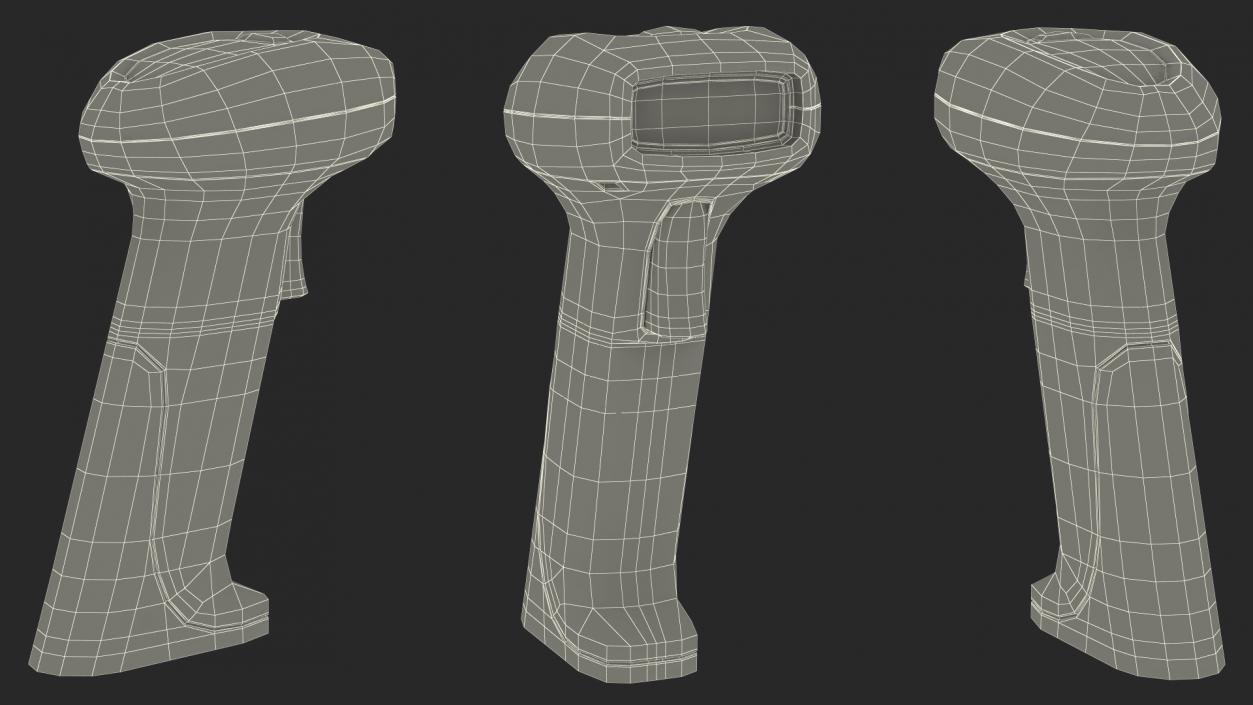 Handheld Barcode Scanner 3D model