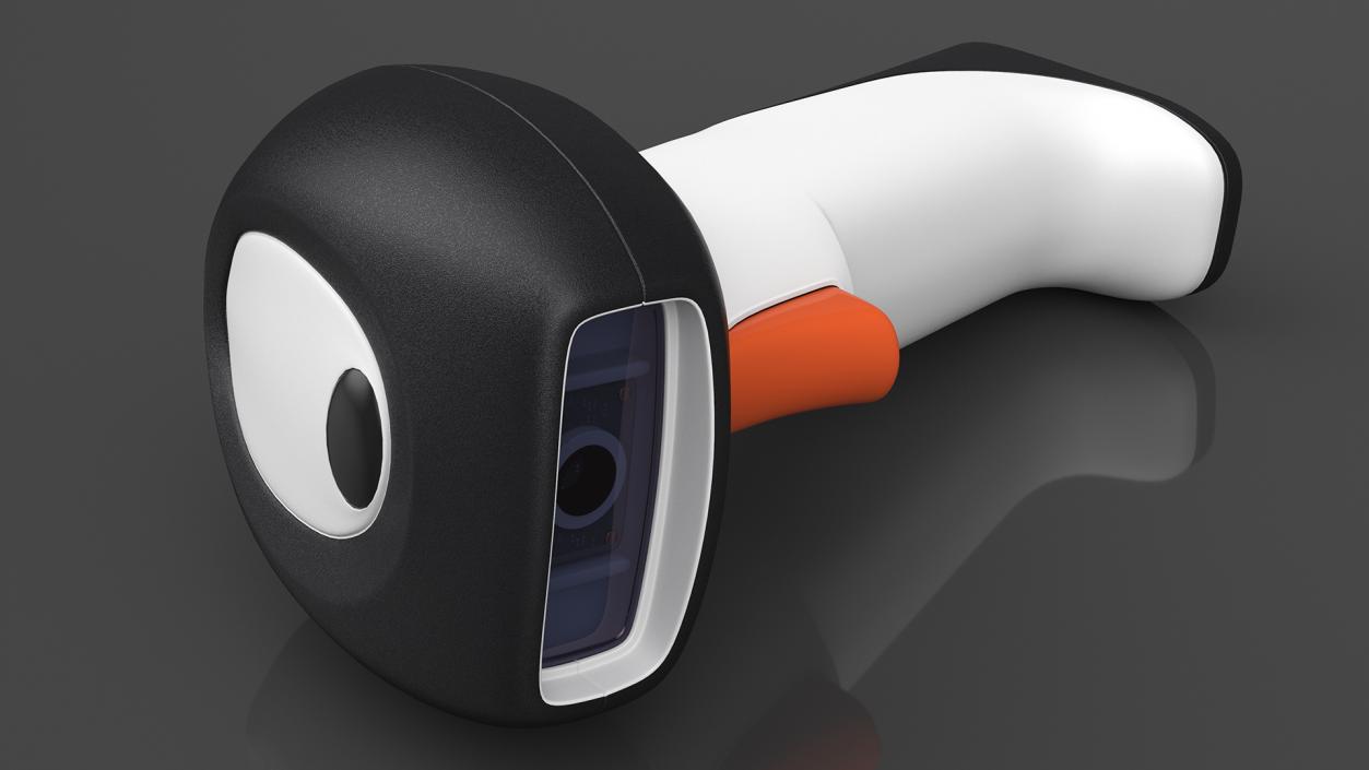 Handheld Barcode Scanner 3D model