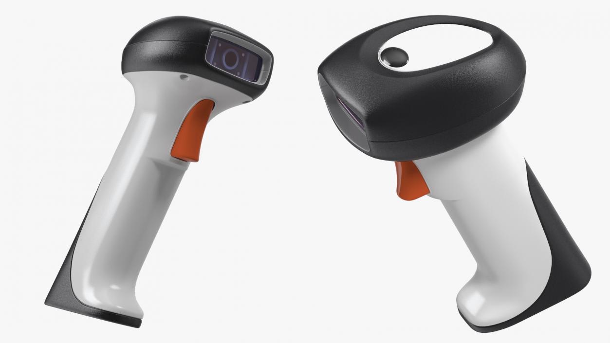 Handheld Barcode Scanner 3D model