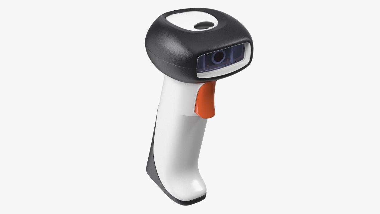 Handheld Barcode Scanner 3D model