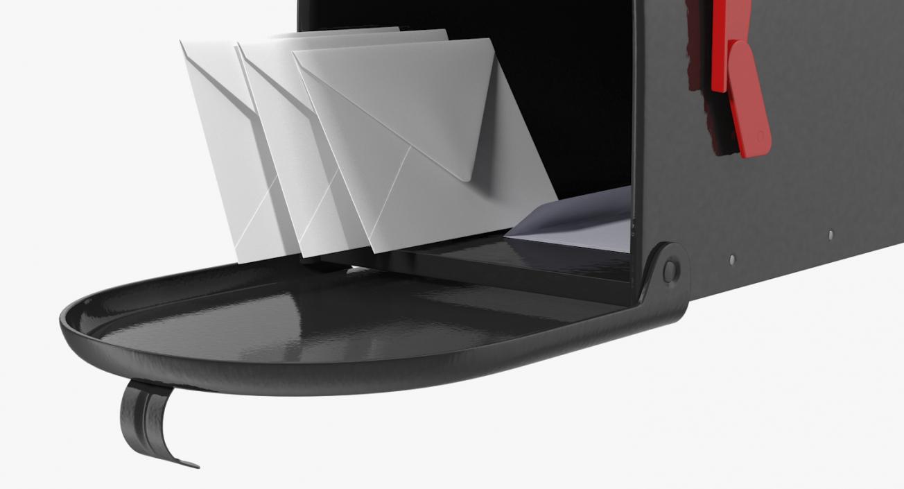 3D Personal Mailbox with Envelopes