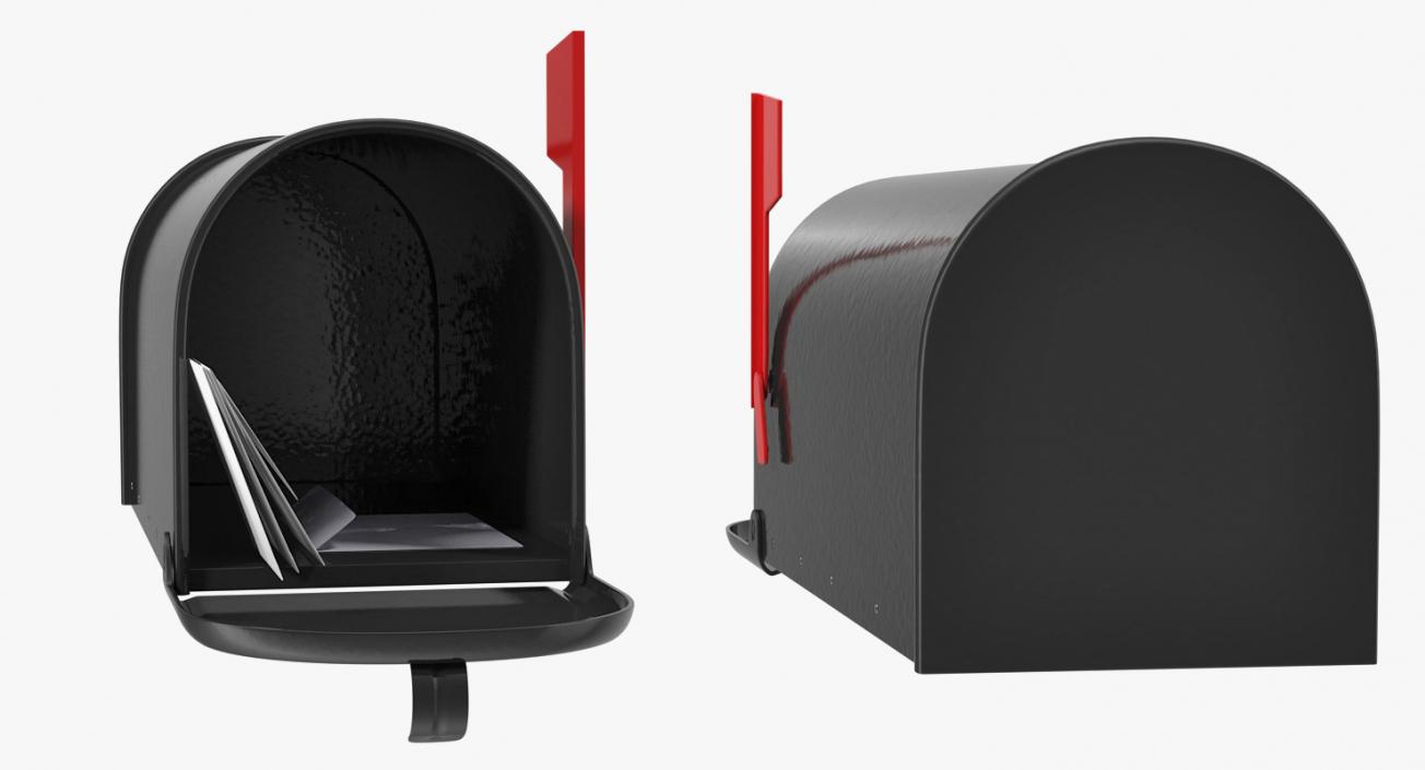 3D Personal Mailbox with Envelopes