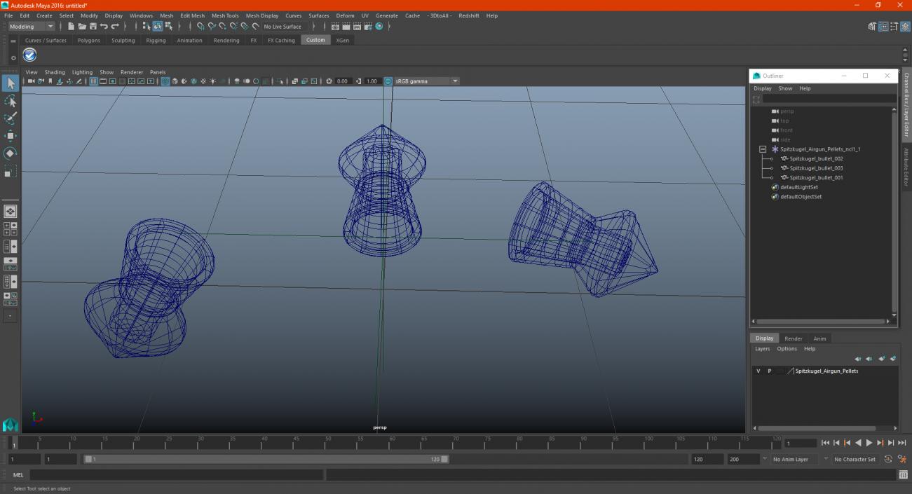 3D model Spitzkugel Airgun Pellets