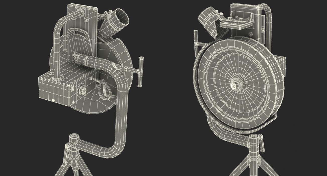 3D model Baseball Pitching Machine