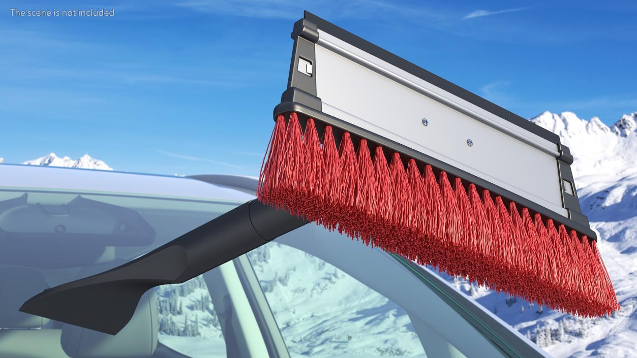 3D model Car Snow Brush and Ice Scraper