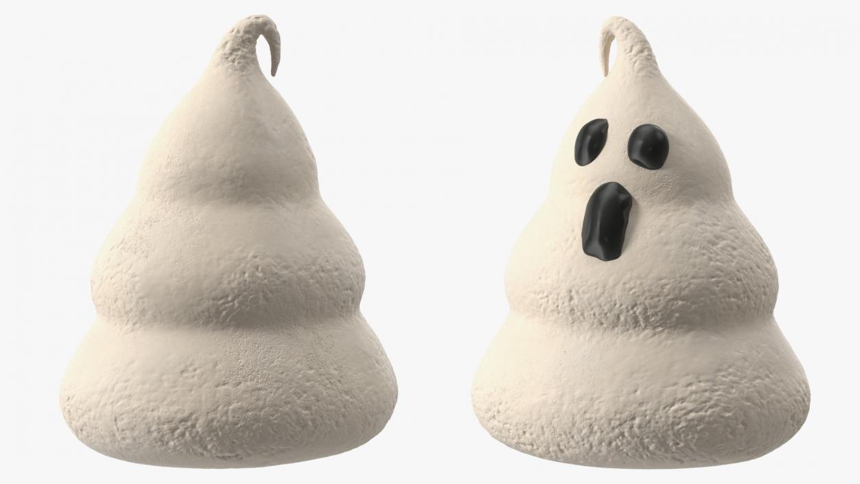 Karamel Ghost Meringue Cookie 3D model