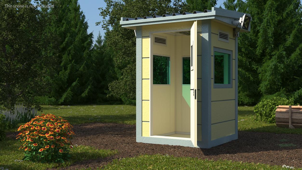 Bullet Resistant Guard Booths 3D model