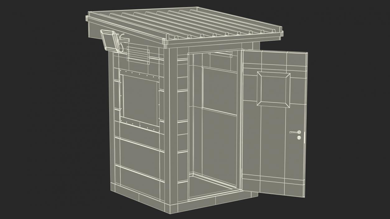 Bullet Resistant Guard Booths 3D model