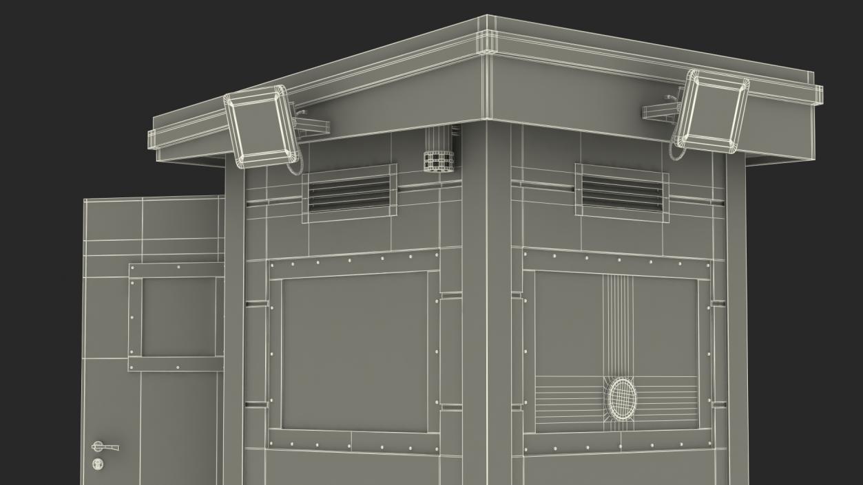 Bullet Resistant Guard Booths 3D model