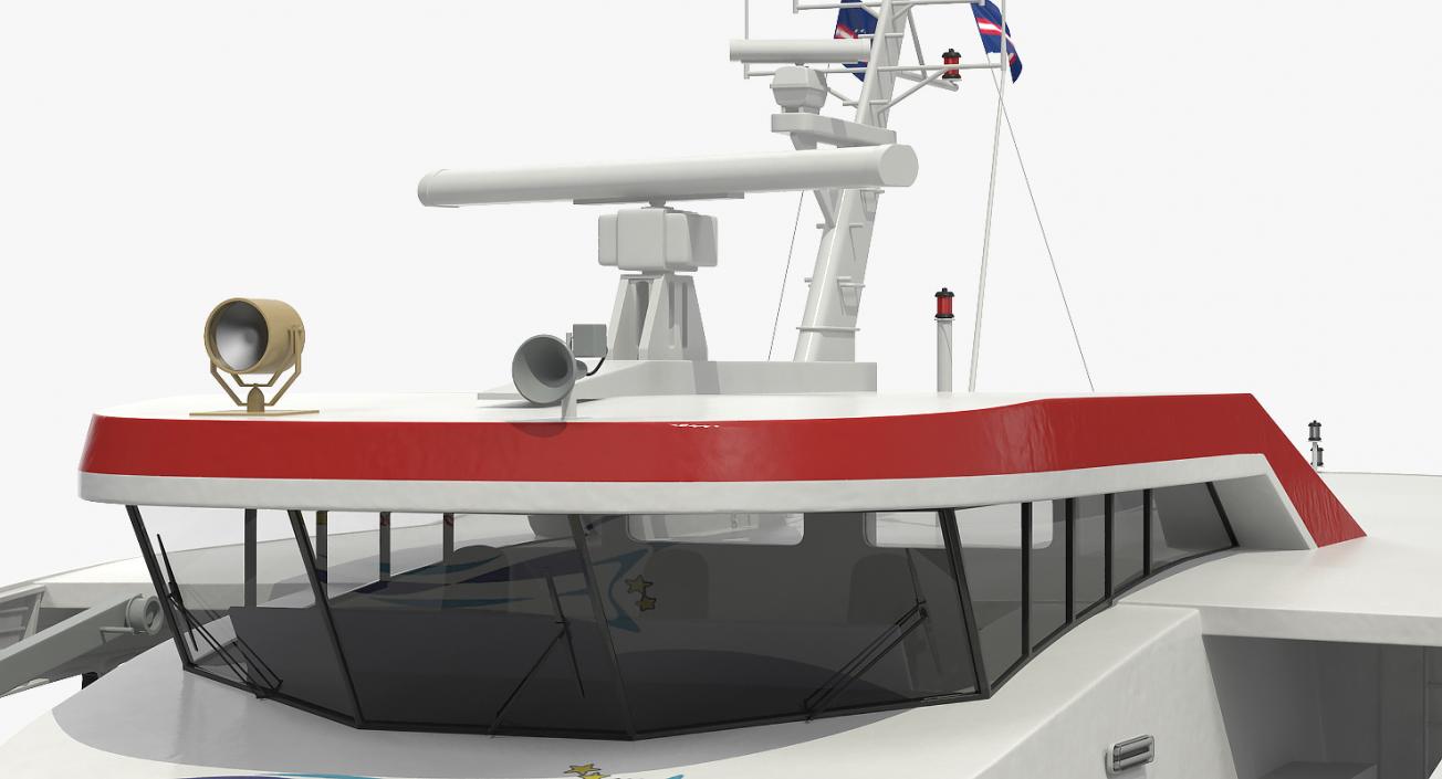 3D Ferry Fast RoPax 4512 Kriola model