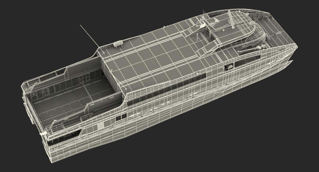 3D Ferry Fast RoPax 4512 Kriola model