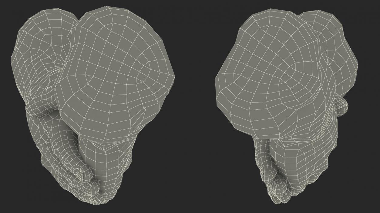 Handshake Hulk Hands Rigged 3D