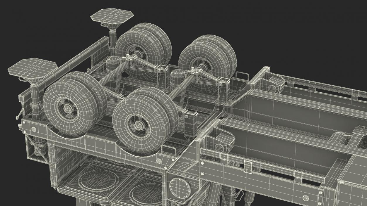 3D model Israels Arrow-3 Missile Defense System Rigged