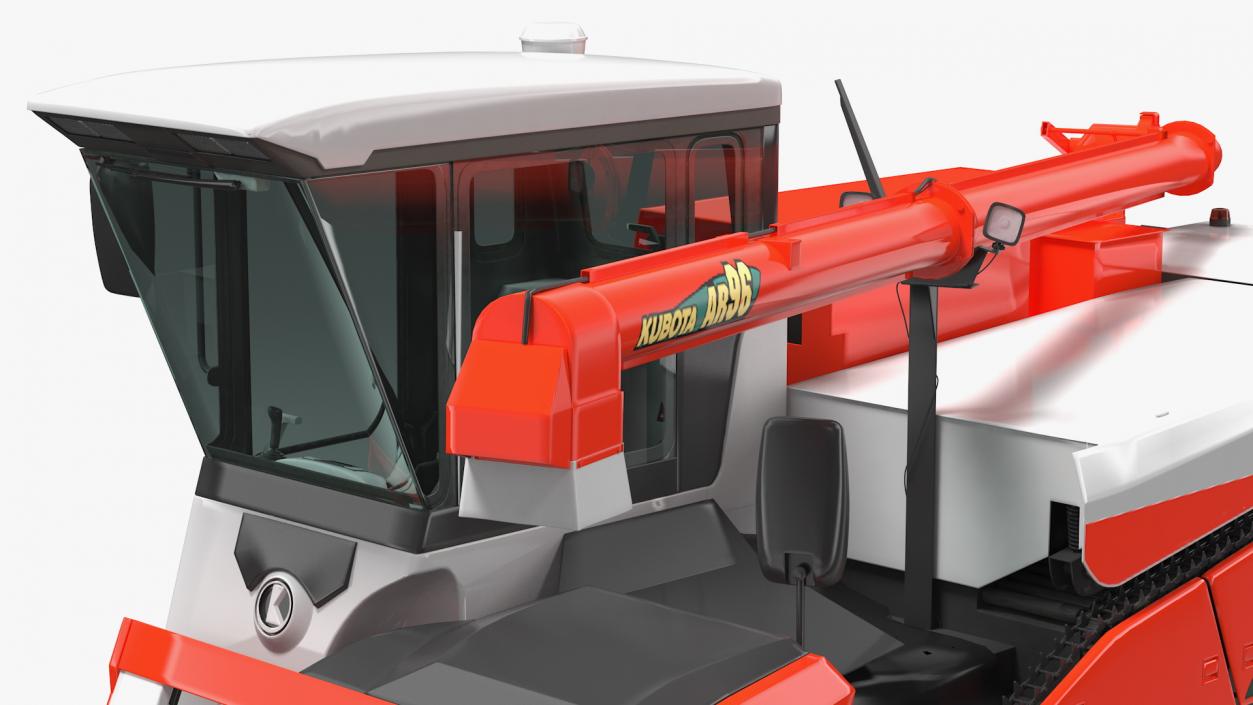 Rice Combine Harvester Kubota AR96 3D model