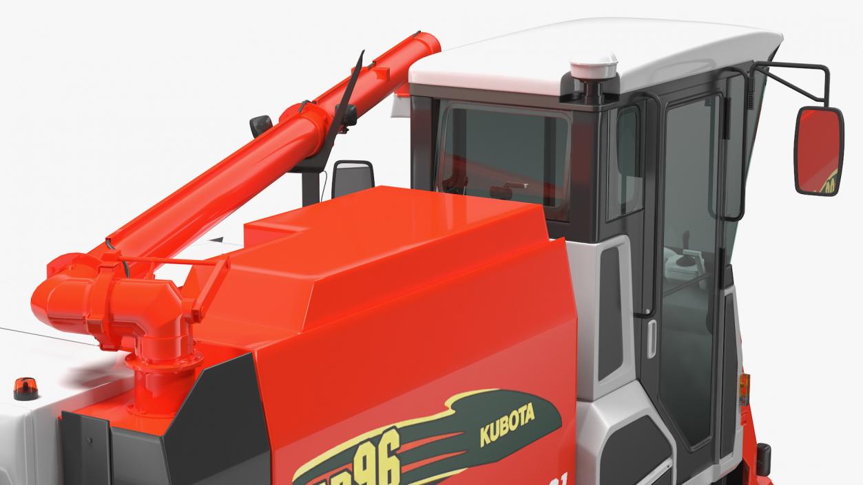 Rice Combine Harvester Kubota AR96 3D model