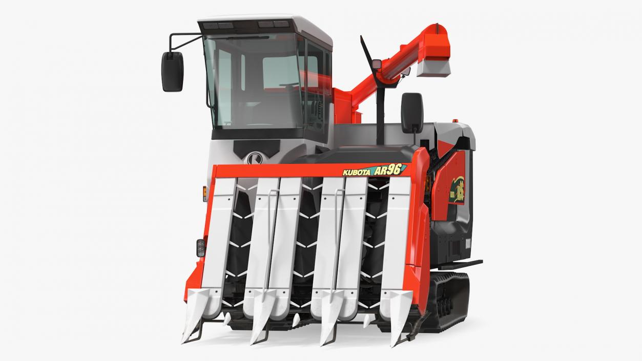 Rice Combine Harvester Kubota AR96 3D model