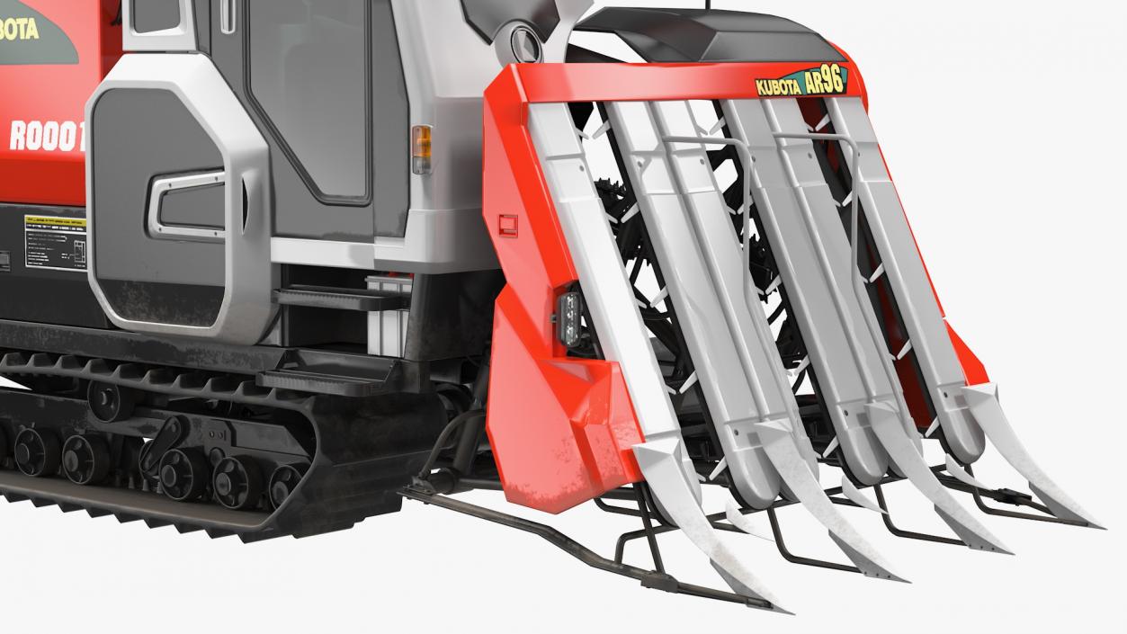 Rice Combine Harvester Kubota AR96 3D model