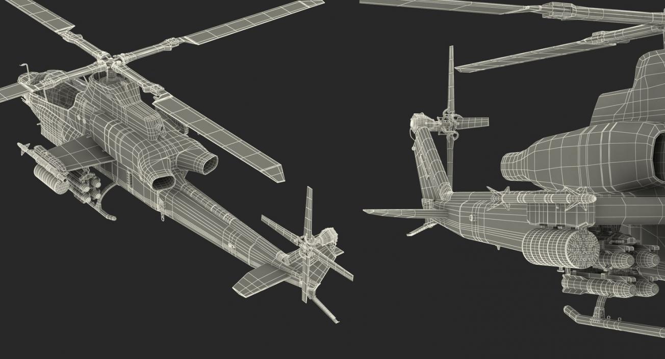 3D Rigged US Military Aircrafts Collection 3