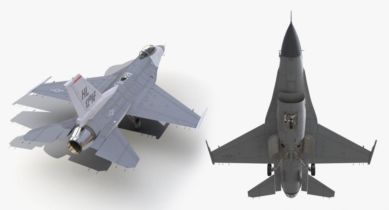 3D Rigged US Military Aircrafts Collection 3