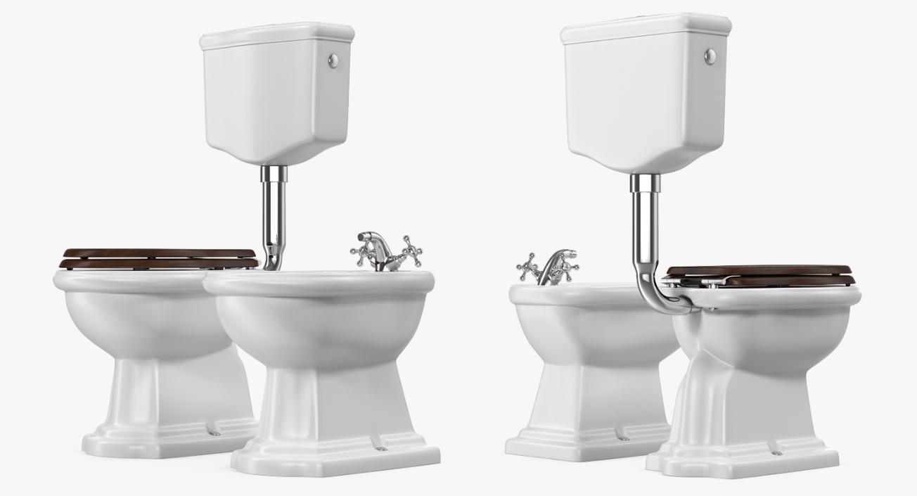 3D Toilets and Bidets Collection 2