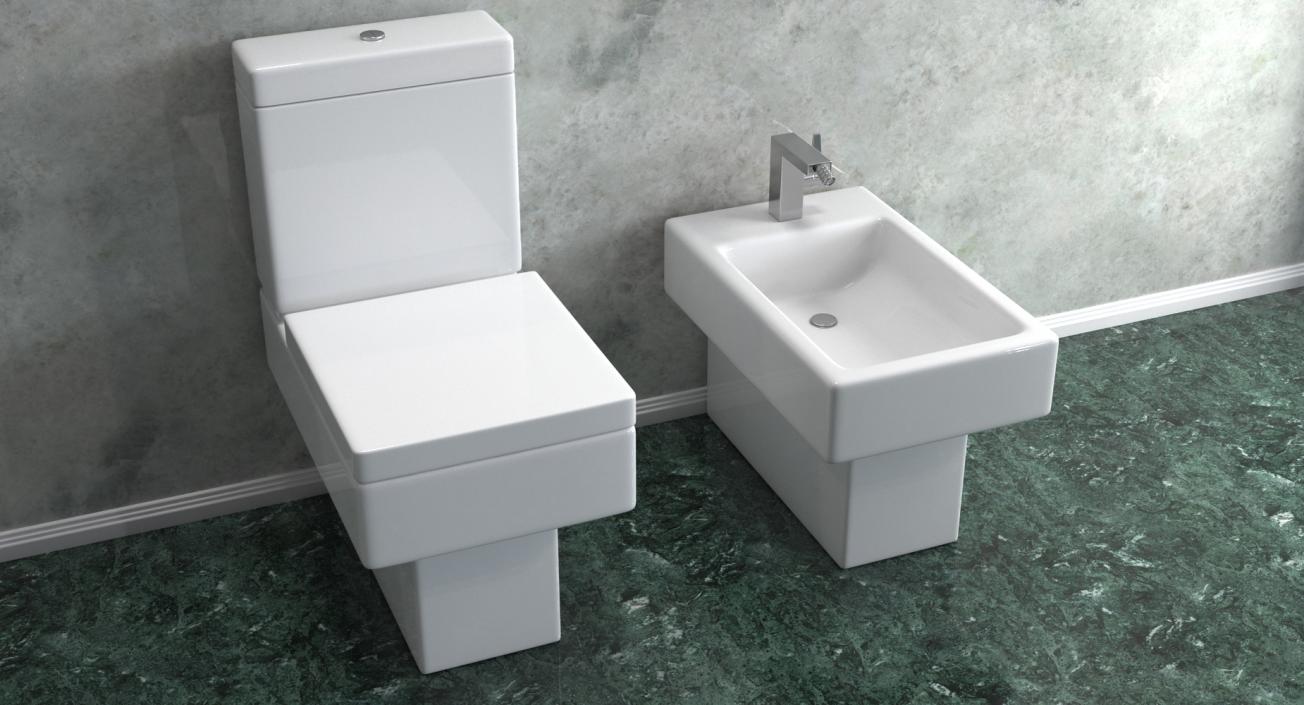 3D Toilets and Bidets Collection 2