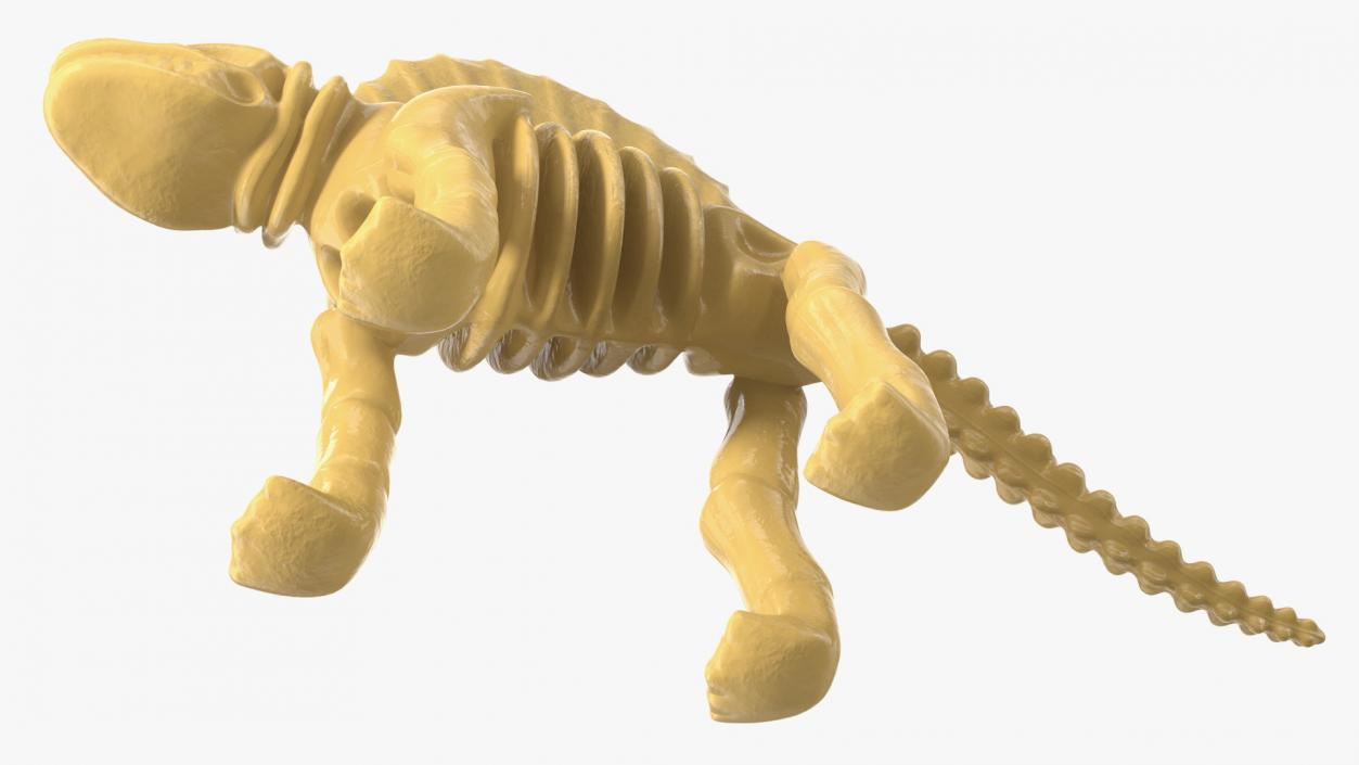 Dimetrodon Dinosaur Skeleton Toy 3D