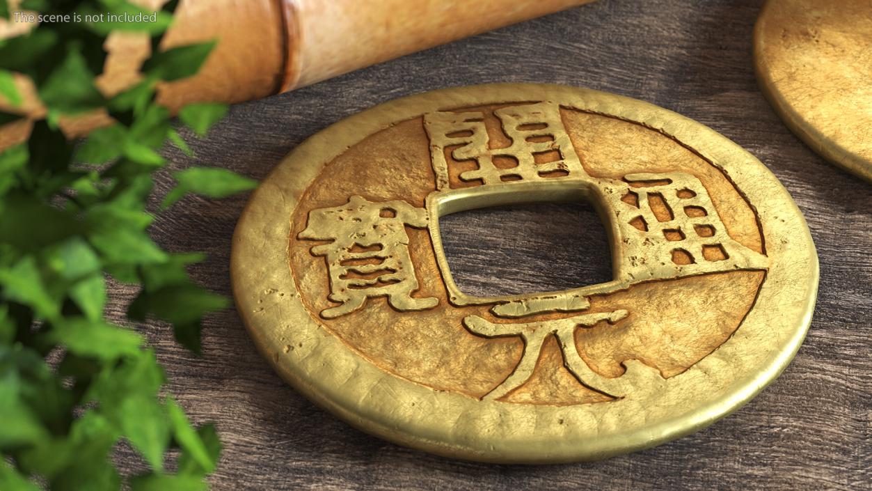 3D model Ancient China Coins Collection