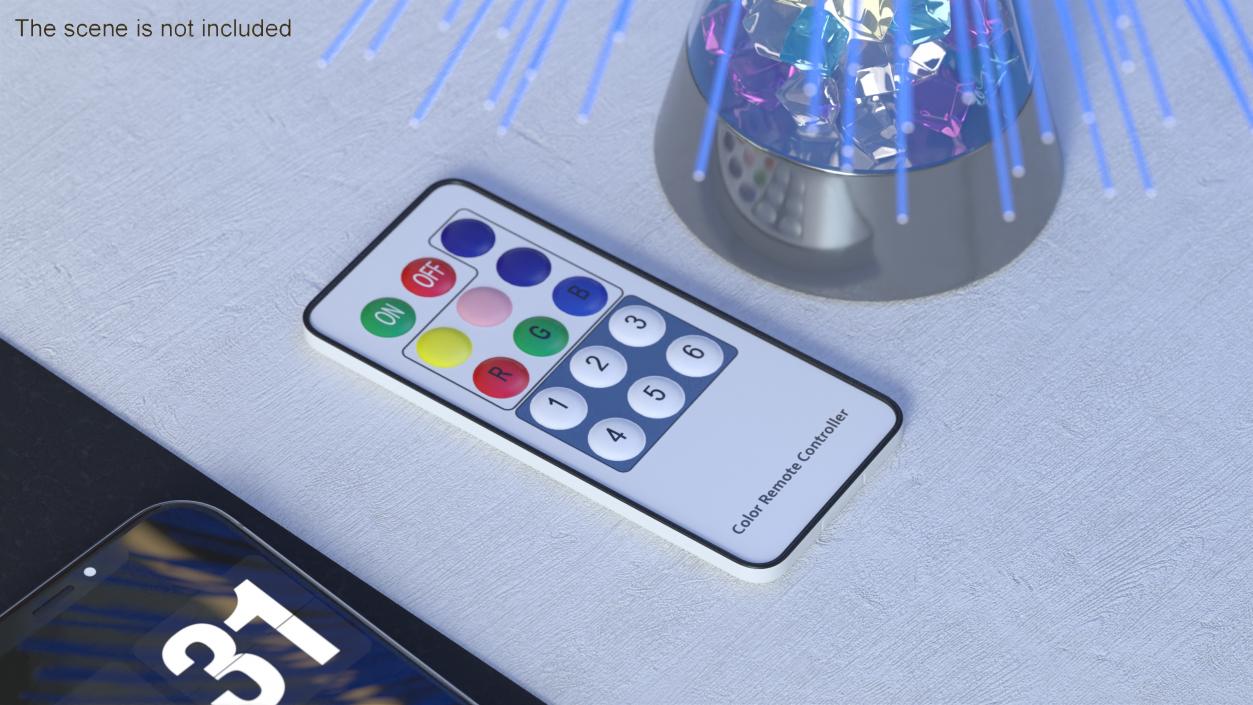 LED Light Remote Controller 3D