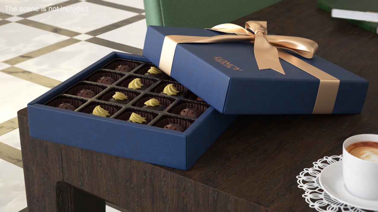 3D Premium Chocolate Boxes Open Collection 2