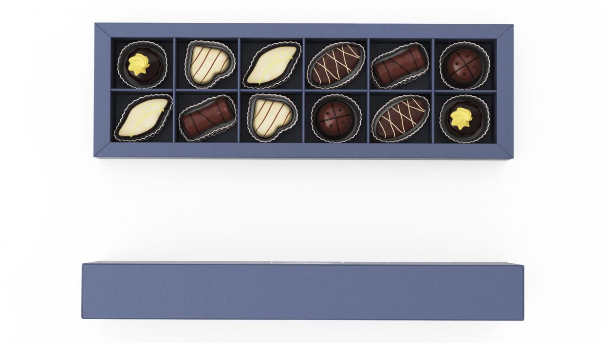 3D Premium Chocolate Boxes Open Collection 2