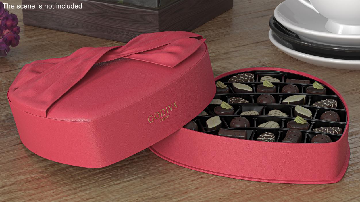 3D Premium Chocolate Boxes Open Collection 2