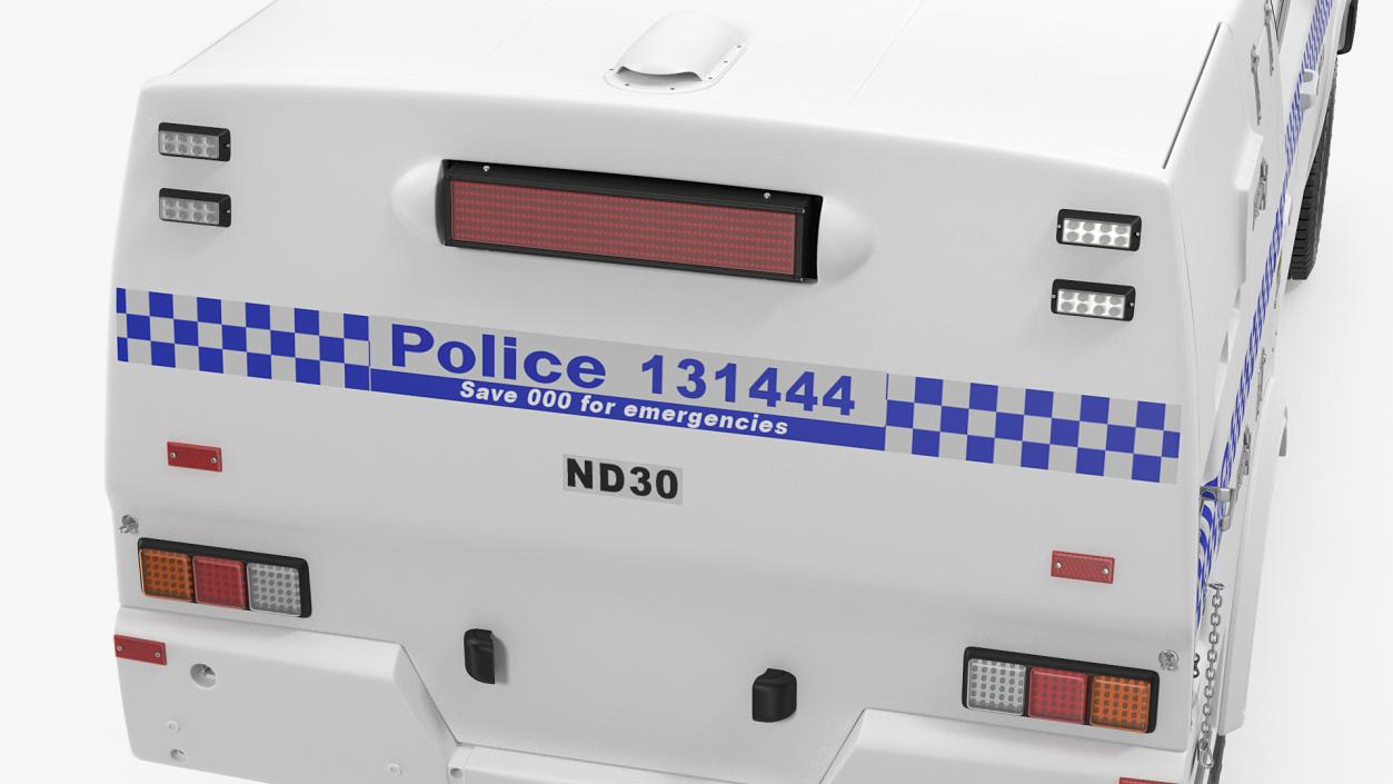 3D Rigged Police Transport Collection 2