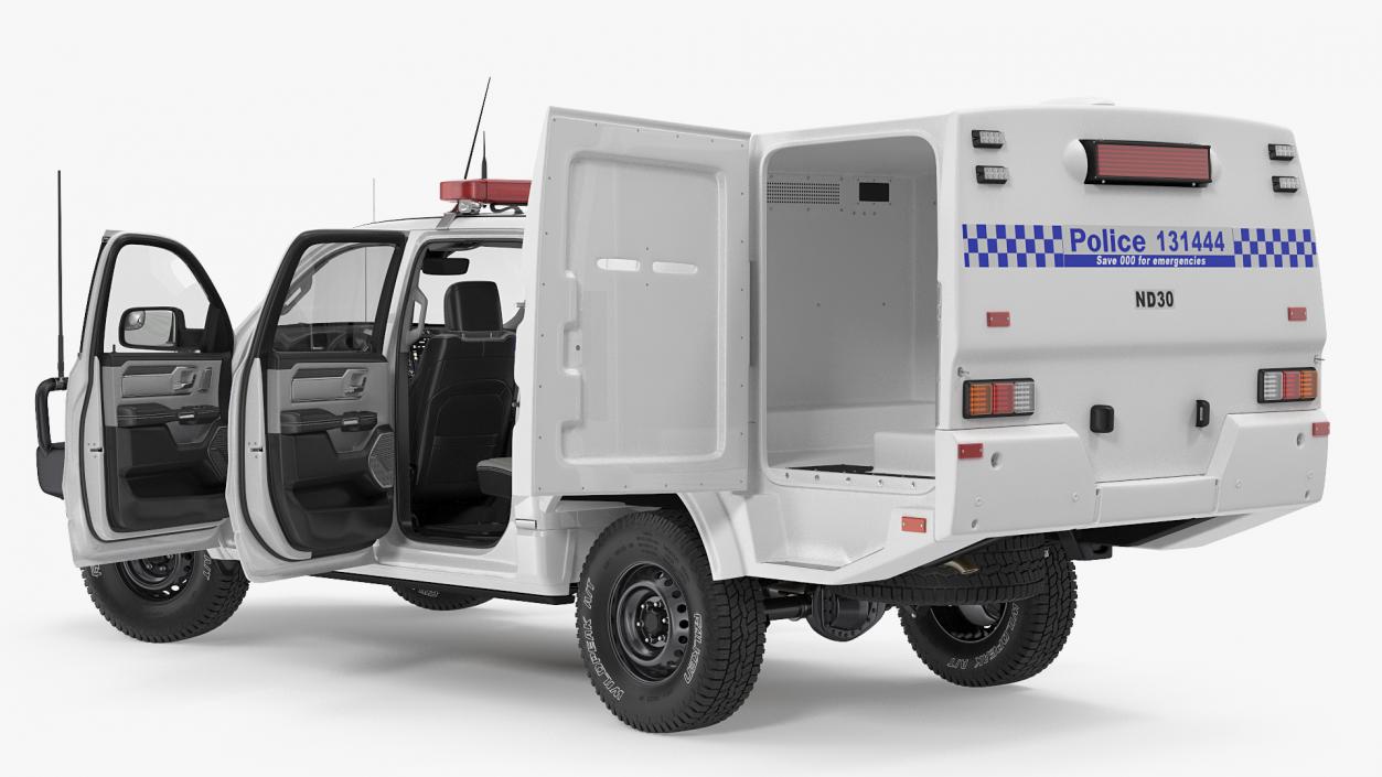 3D Rigged Police Transport Collection 2