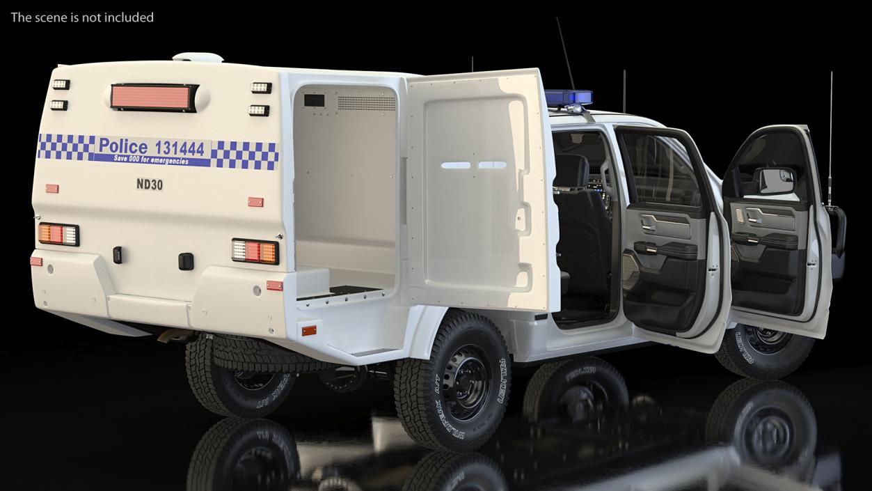 3D Rigged Police Transport Collection 2