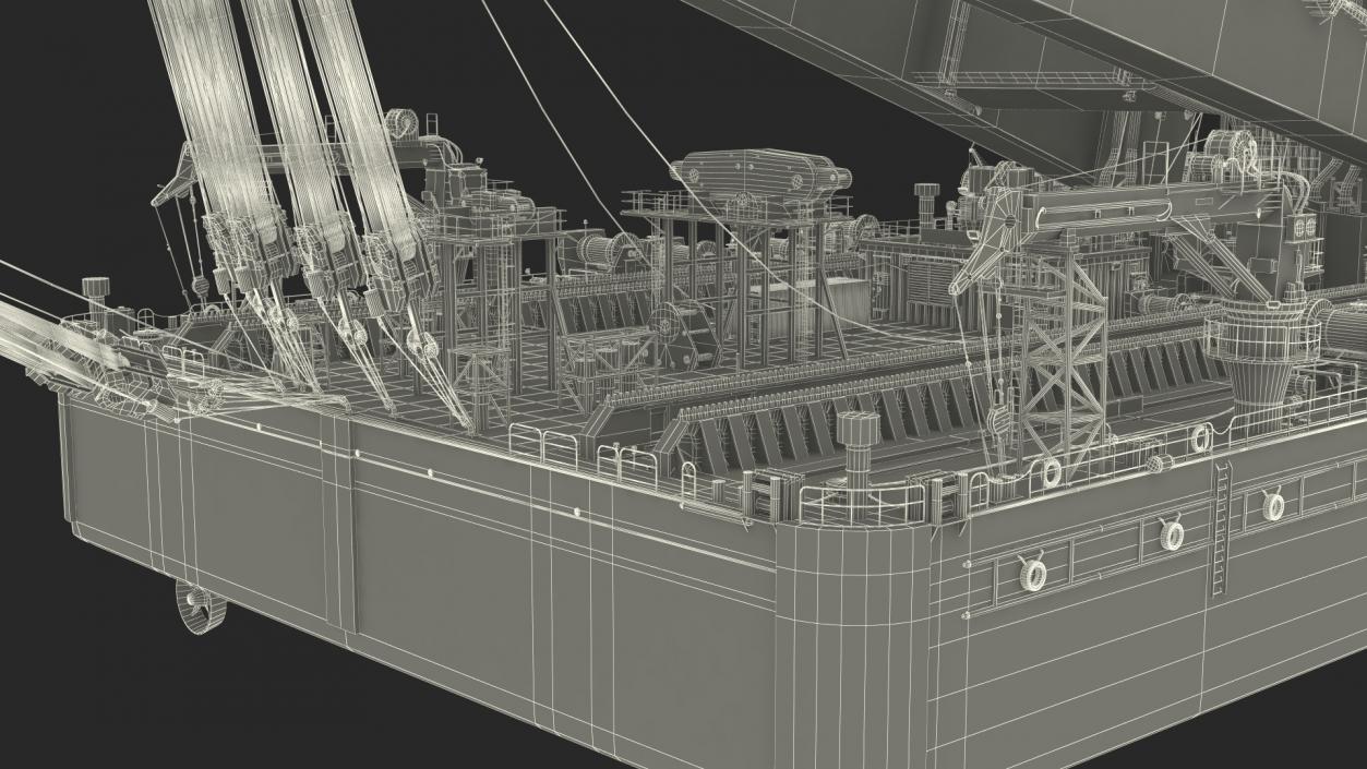 3D Floating Vessel Crane