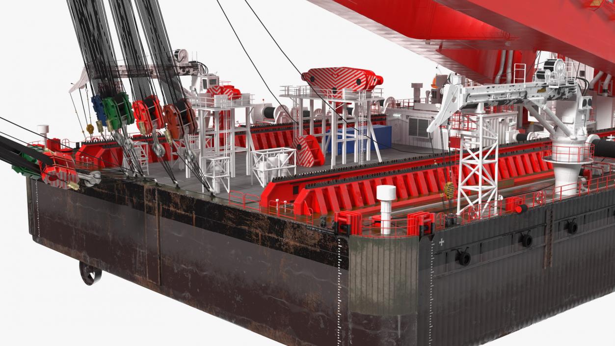 3D Floating Vessel Crane