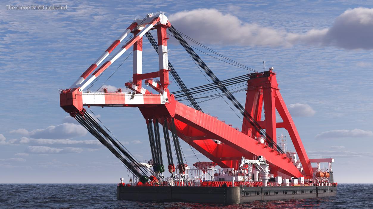 3D Floating Vessel Crane