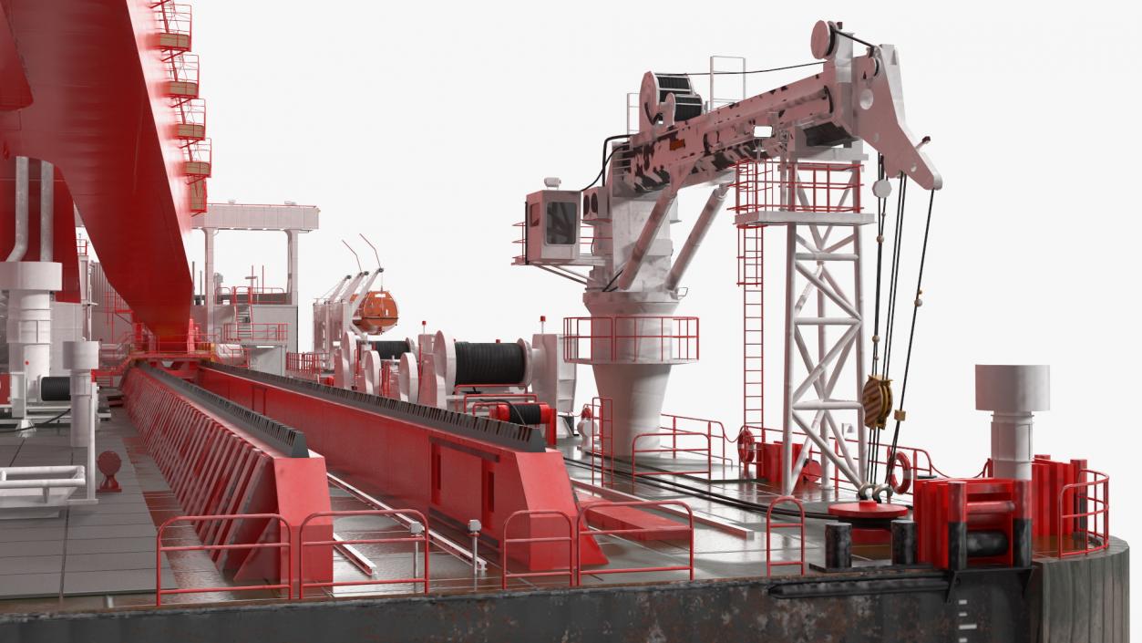 3D Floating Vessel Crane