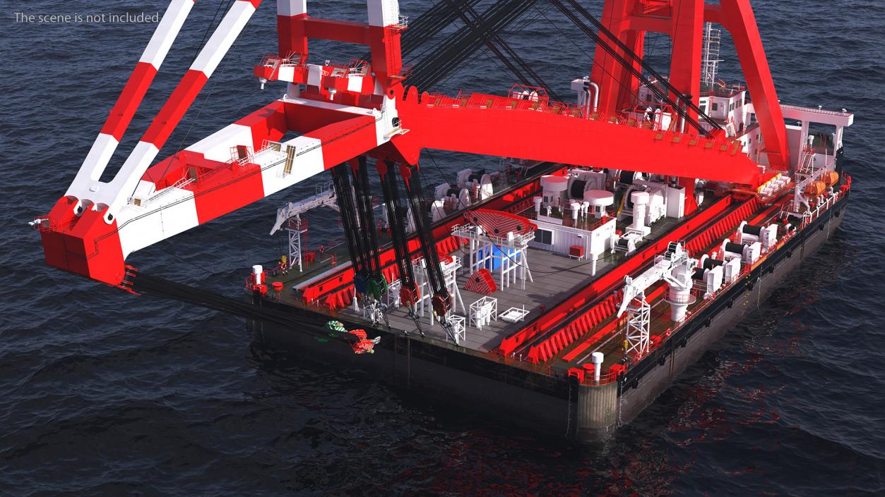 3D Floating Vessel Crane