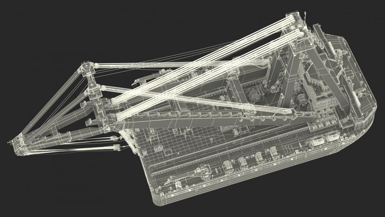 3D Floating Vessel Crane