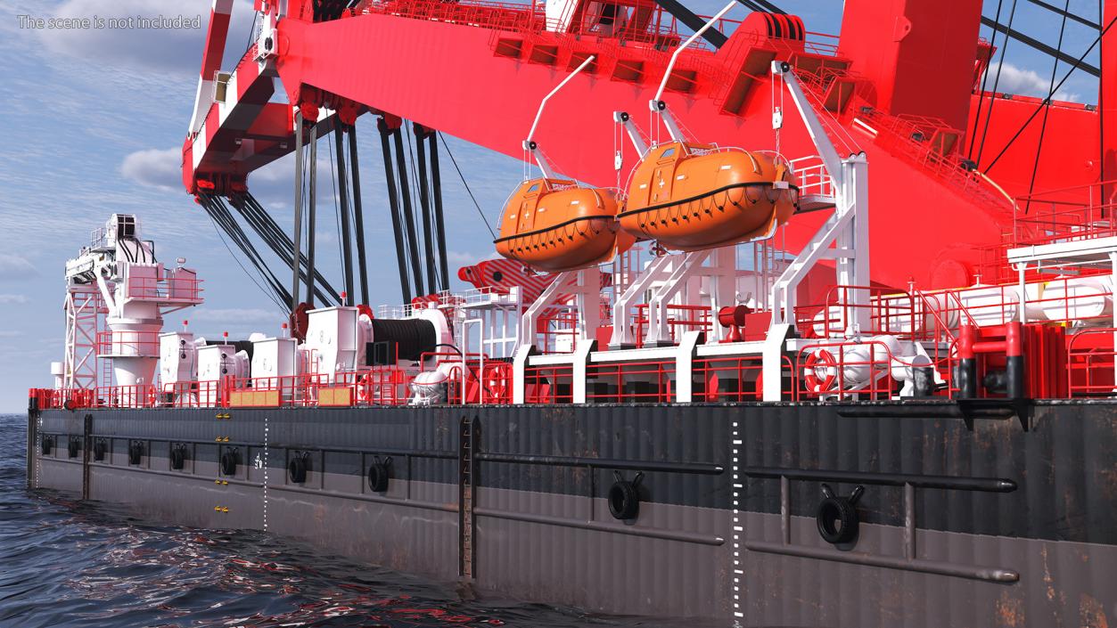 3D Floating Vessel Crane