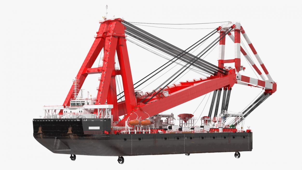 3D Floating Vessel Crane